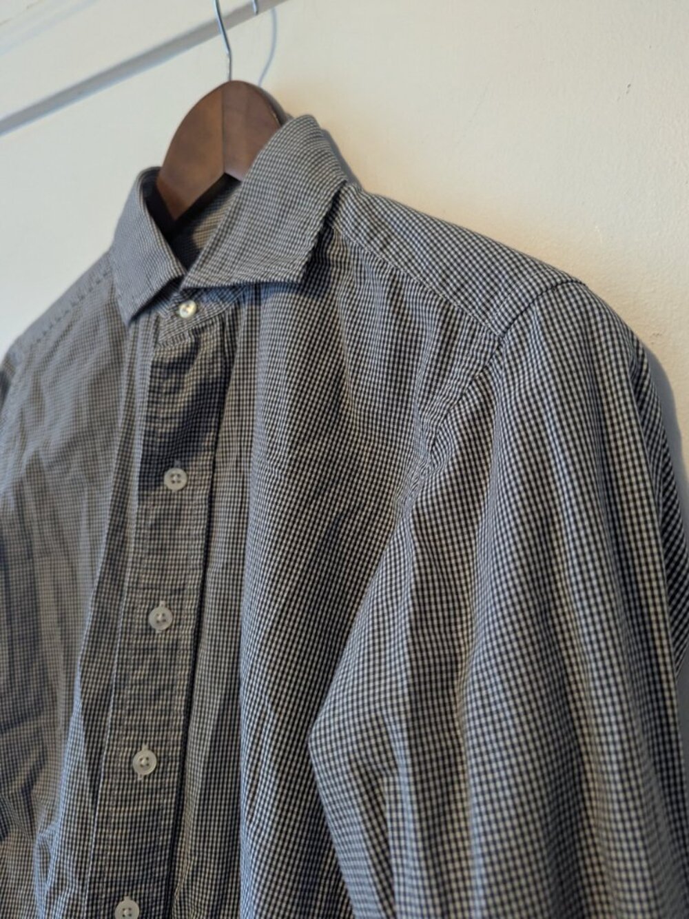 DRAKE'S - Classic check shirt - Sz 14.5 - Picture 2 of 8